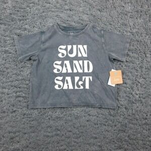 Bixby Nomad Shirt Youth Medium 8-10 Sun Sand Salt Short Sleeve Graphic Tee NWT